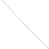 Collier argent 925 médaille oeil en lapis lazulis et zircons 42 cm