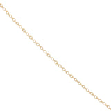Collier dent de requin dorée avec perle de culture 42 cm