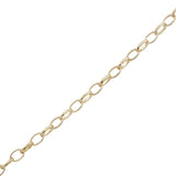 Collier doré médaille avec feuilles et lucky you 42 cm
