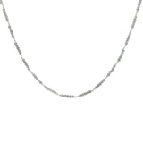 Collier doré mix labradorite et pierre de lune 42 cm