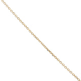 Gold necklace with star and stone medal