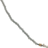 Collier doré labradorite et rang de perles de culture 38 cm