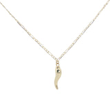 Collier doré piment 50 cm