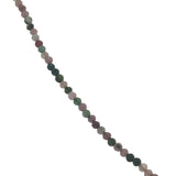 Collier doré tourmaline et rang de perles de culture 38 cm