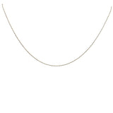 Collier doré maille petites boules facettées