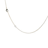 Collier doré maille petites boules facettées