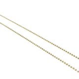 Collier doré maille petites boules facettées