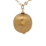 Bola doré boule brossée 110 cm