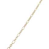 Collier doré ovale martelé onyx verte 60 cm