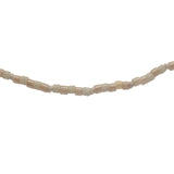 Collier doré perles Miyuki beige 38 cm
