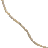 Collier doré perles Miyuki beige 38 cm
