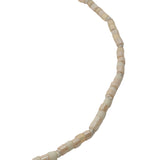 Collier doré perles Miyuki beige 38 cm