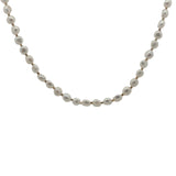 Collier doré perles de culture et petites perles dorées 50 cm