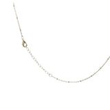 Collier doré maille une boule espacée