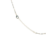 Collier doré maillons ovales et tiges alternées