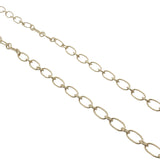 Collier doré maille ovale et ronde