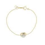 Diamond slice bracelet