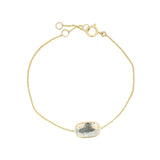 Diamond slice bracelet