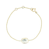 Diamond slice bracelet