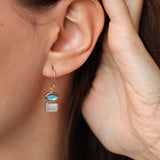 Boucles dorées duo de pierre