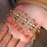 STONE WIRE BRACELET