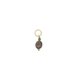 Charms doré multi tourmaline et petite tourmaline