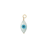 Charms doré oeil ovale en nacre GM