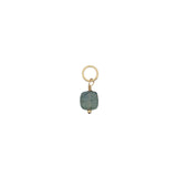 Charms doré labradorite taillée en carré