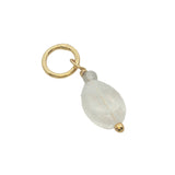Charms doré pierre de lune et petite labradorite