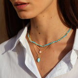 Collier doré petite marguerite
