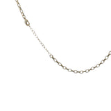 Collier doré maille rectangulaire