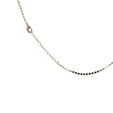 Collier doré maille boules rondes et aplaties