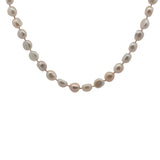 Collier doré perles de culture roses 42 cm