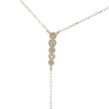 Gold and diamond necklace