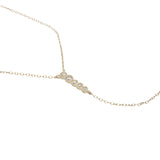 Gold and diamond necklace