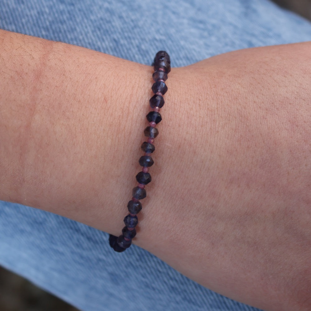 Natural stone duo bracelet