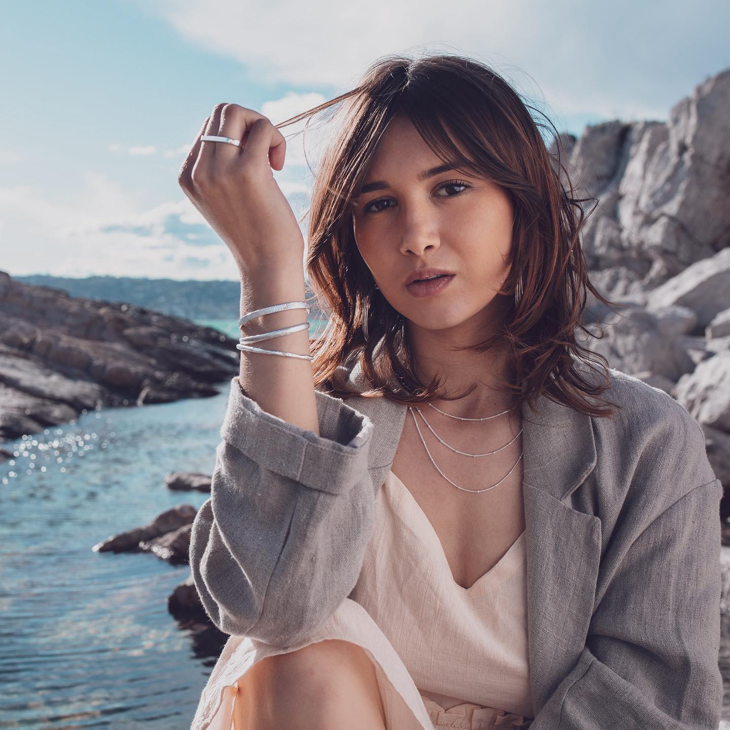 bijoux argent bracelet collier 