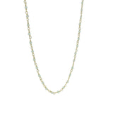 Santa Maria Prehnite Gold Necklace