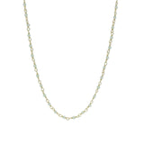 Collier doré Santa Maria en Prehnite 74 cm