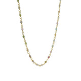 Santa Maria Tourmaline Gold Necklace