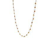Santa Maria Necklace in 925 Silver and Red Onyx