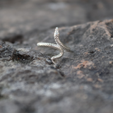 Bague argent 925 serpent