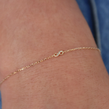 Bracelet or et infini diamants