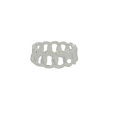 Bague argent maillons entremêlés