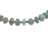 Faceted stone duo bracelet
