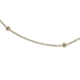 Collier doré avec boules espacées 50 cm