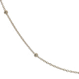 Collier doré avec boules espacées 50 cm