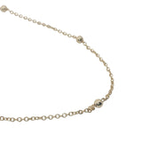 Collier doré avec boules espacées 50 cm