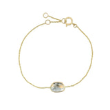 Diamond slice bracelet