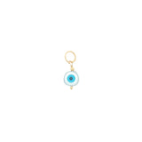 Charms doré oeil rond en nacre
